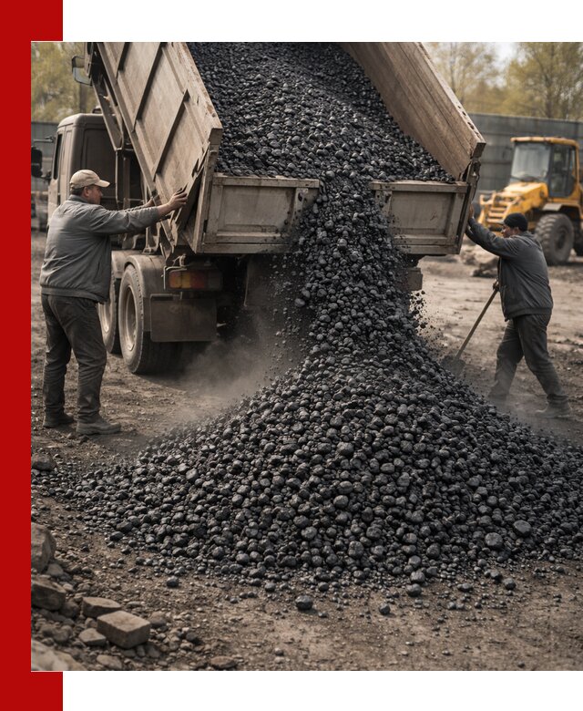 Доставка угля семечка самосвалами в Ачинске