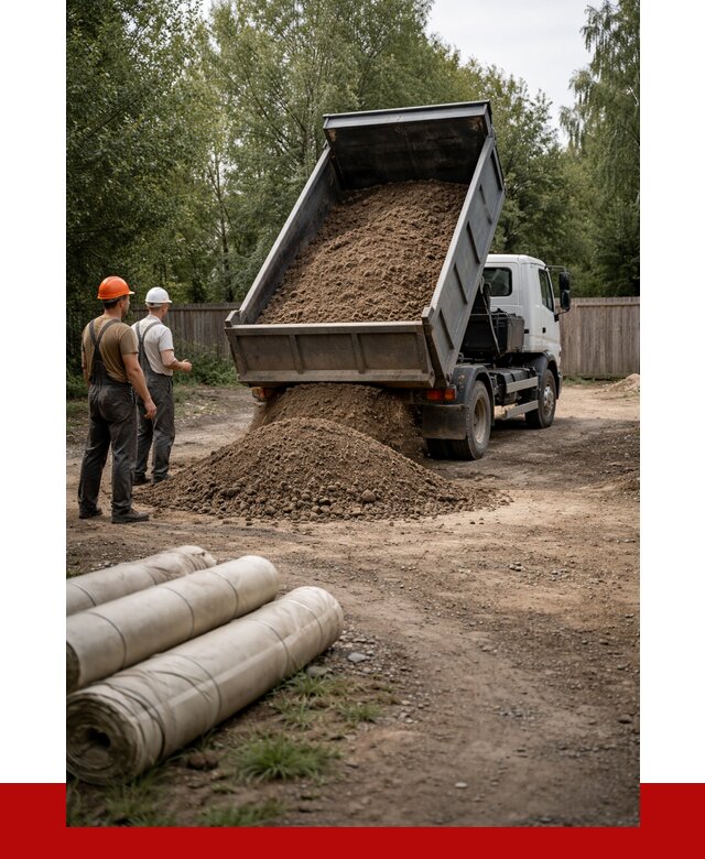 Доставка сыпучих материалов самосвалом в [cvi] от 4255 р. | ПРОНЕРУДЧнс