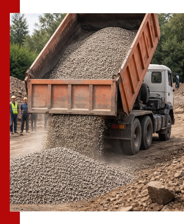 Доставка сыпучих материалов самосвалом в Ачинске быстро и надежно