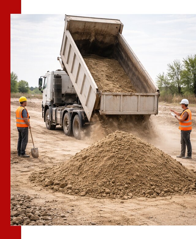 Доставка самосвалом 15 кубов в Ачинске за город и по городу