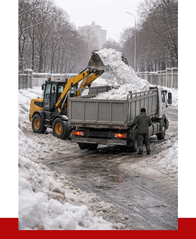Вывоз снега с погрузкой в Ачинске от 3546 р. ПРОНЕРУДЧнс