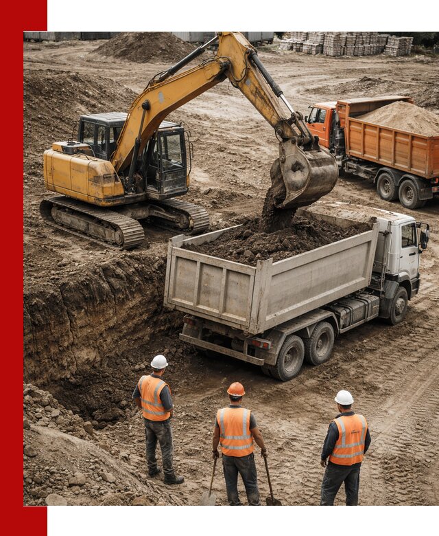 Разработка грунта для строительства и благоустройства в Ачинске