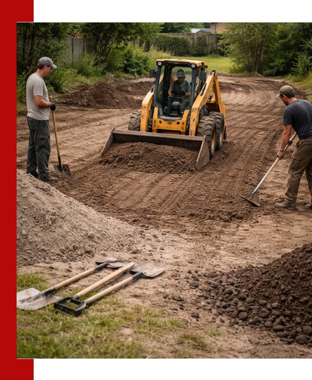 Планировка участка грунтом с вывозом и доставкой в Ачинске