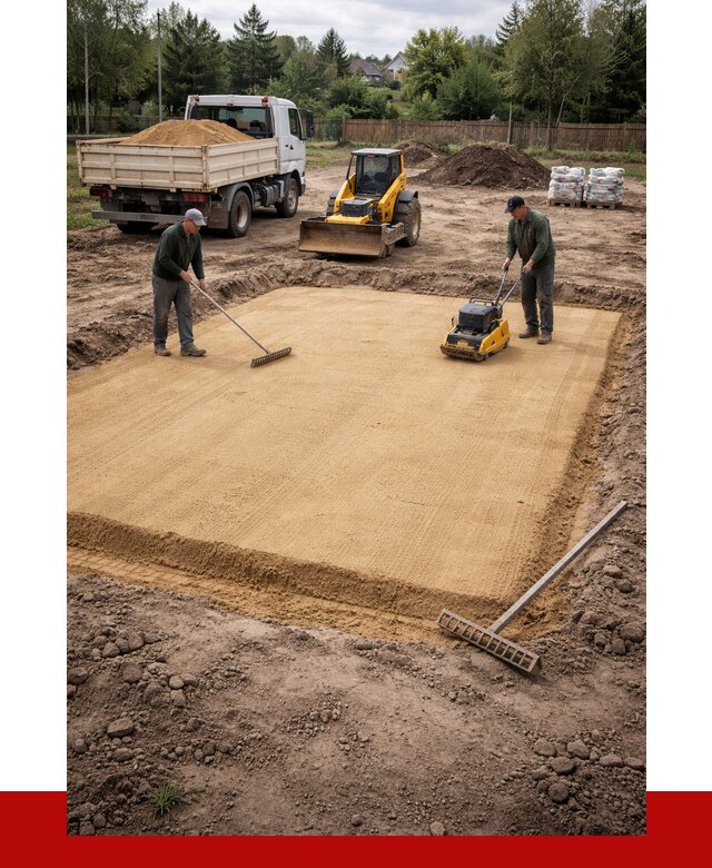 Устройство песчаной подушки в Ачинске от 4559 р. ПРОНЕРУДЧнс